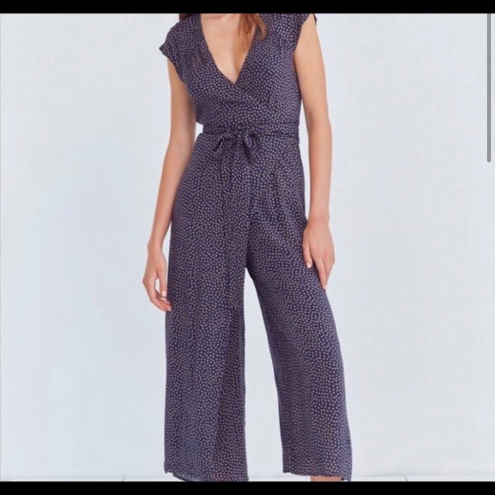 Urban Outfitters Kimchi Blue Floral Wrap Jumpsuit